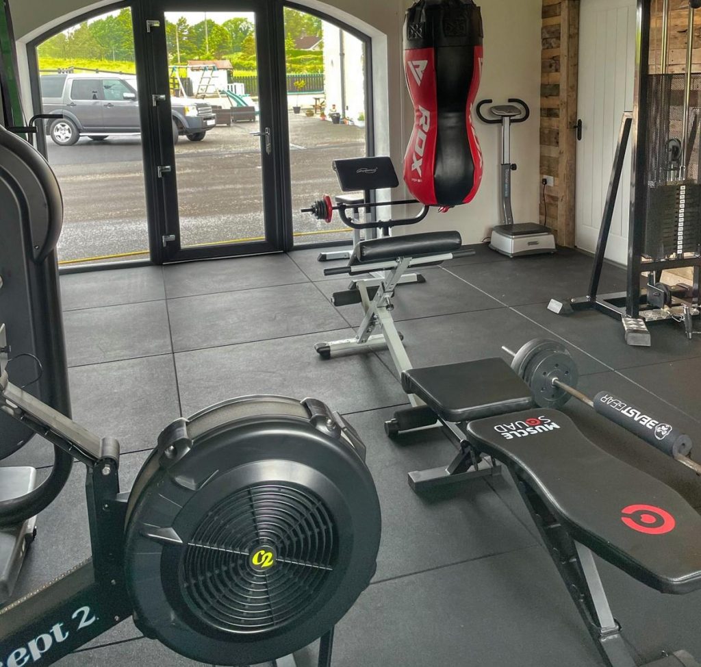 10mm RUBBER FLOORING GYM TILES 1m x 1m Mats EPiC Mats Jigsaw Mats