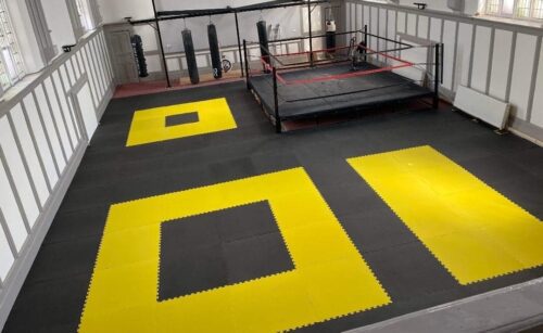 2cm Yellow/Black Premium Jigsaw Mats